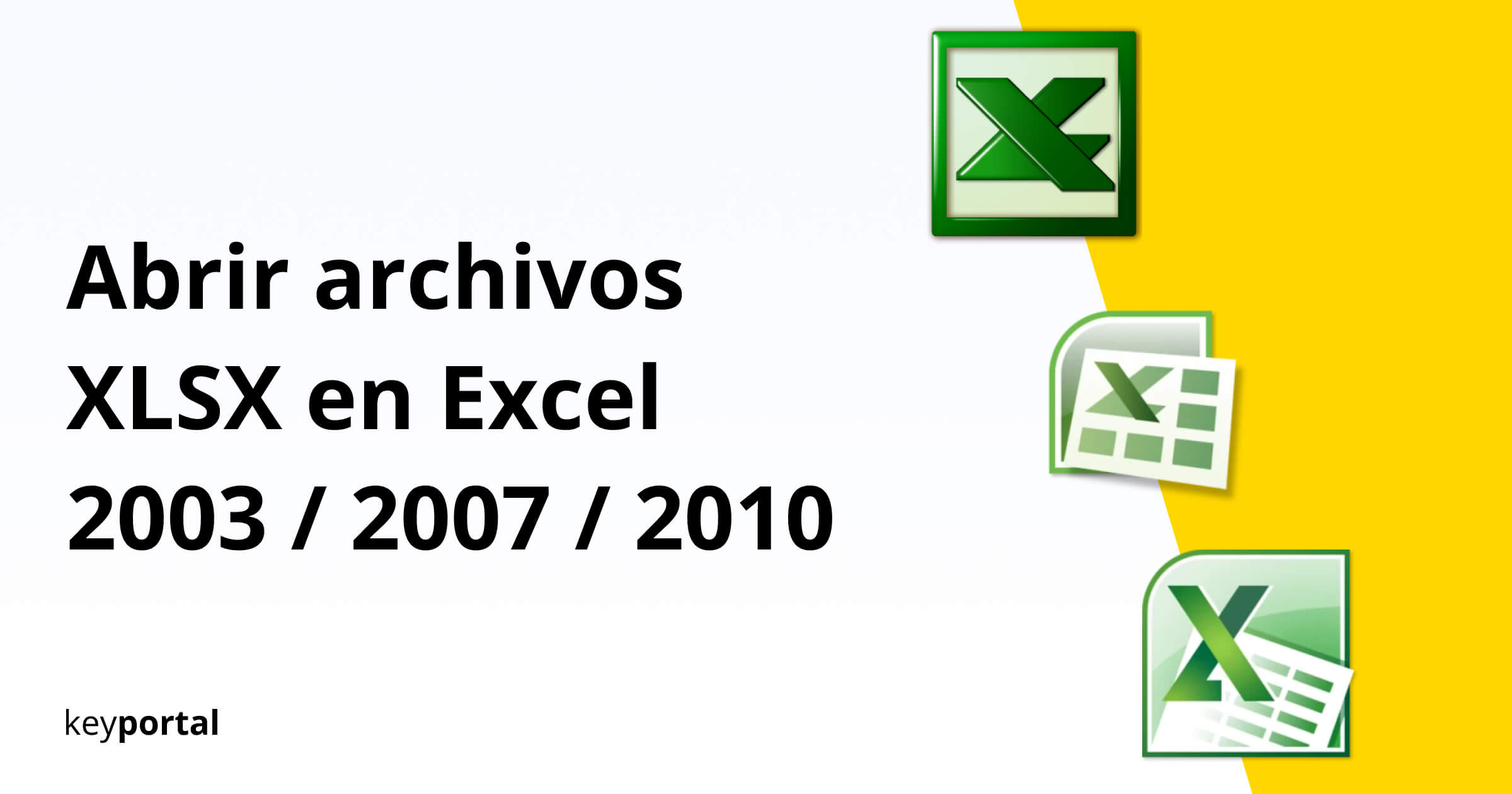 Arriba 47+ imagen archivos xlsx en office 2003