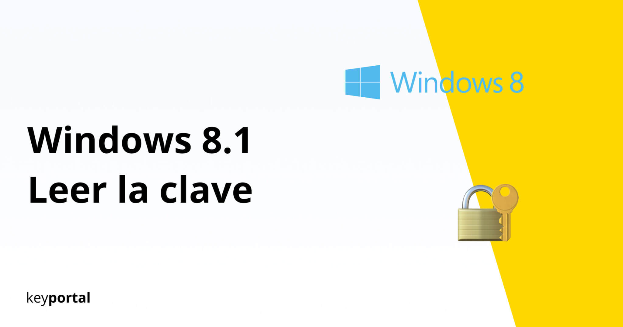 Leer la clave de Windows 8.1 y encontrar la clave de licencia
