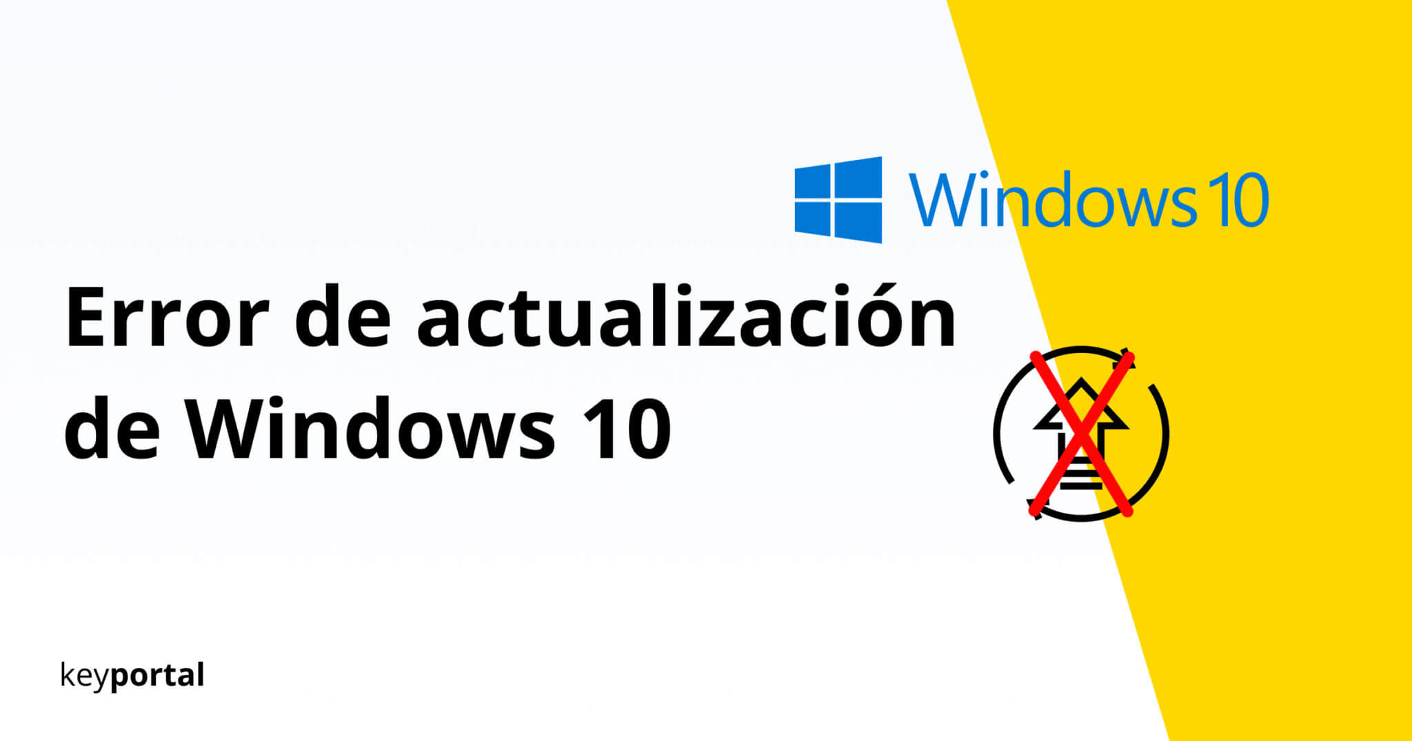 Error De Actualización De Windows 10 Tutorial Keyportales 6615